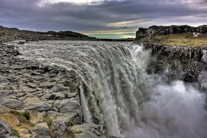 The most powerful waterfall in Europe Dettifoss