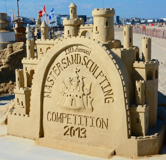 Sand sculpture festival in Hampton