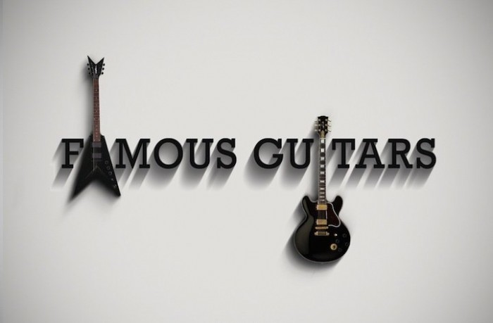 The famous guitars of famous musicians