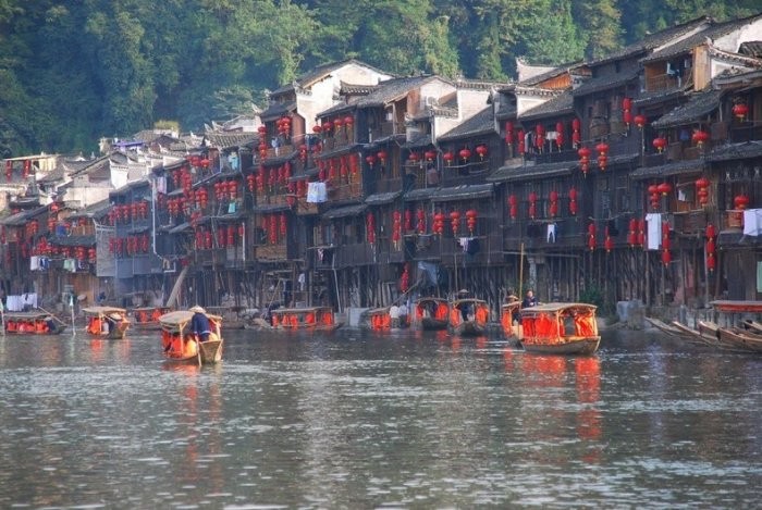 Fenghuang is a city of frozen time