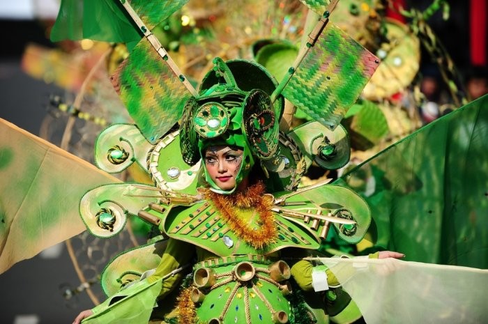 Carnival of fashion Jember Fashion Carnaval in Indonesia