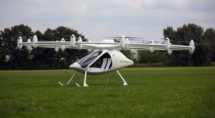 The first successful electric helicopter E-Volo VC200