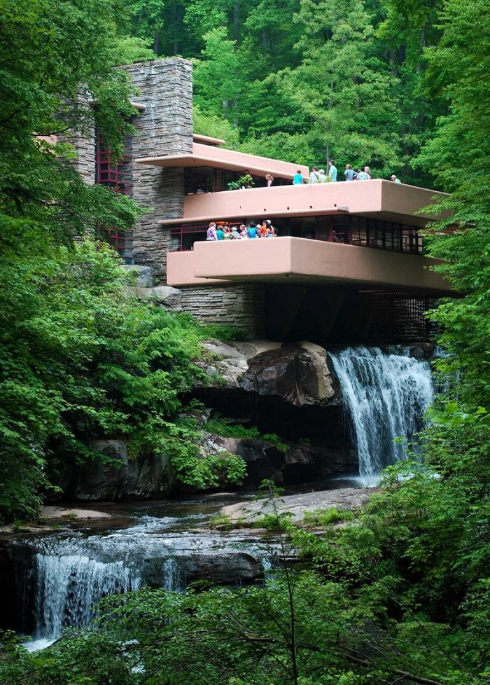 The project The house over the falls (Fallingwater)