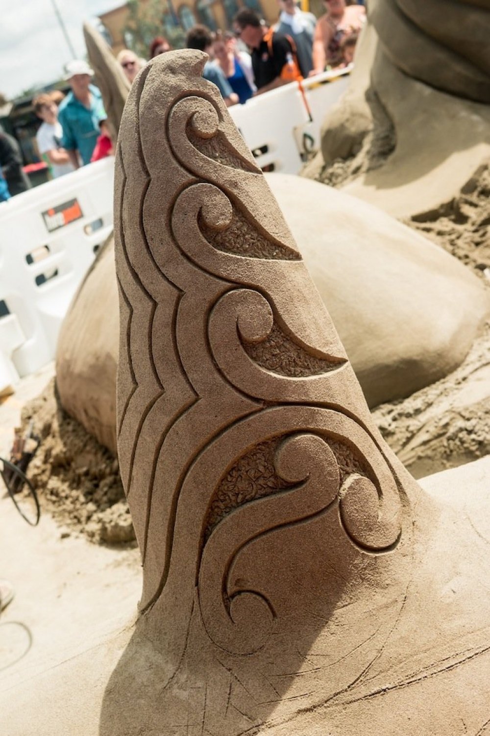 Sand competition at the sand castle competition