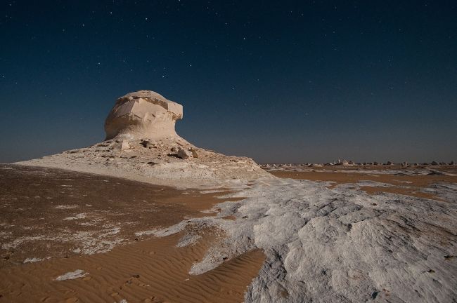 White Desert in Egypt