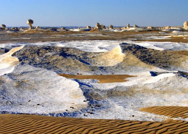 White Desert in Egypt