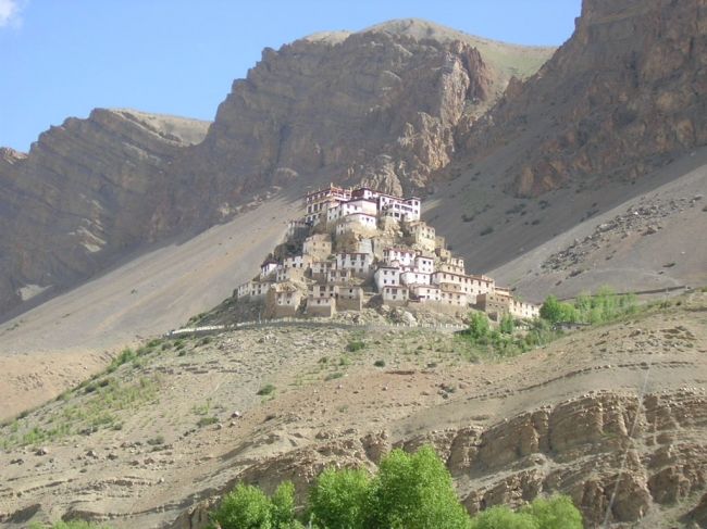 Tibetan monastery-fortress of Key Gompa