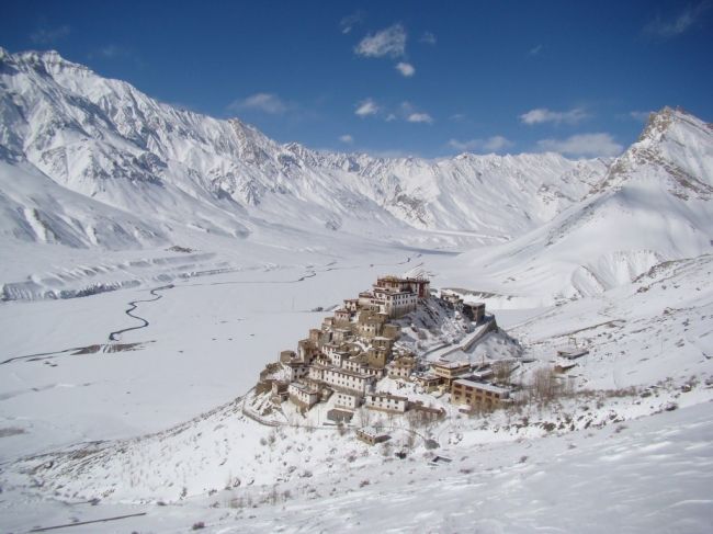 Tibetan monastery-fortress of Key Gompa