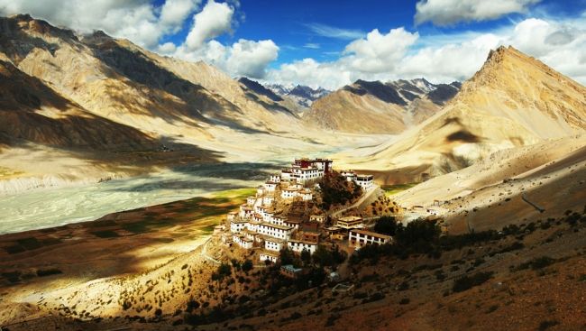 Tibetan monastery-fortress of Key Gompa