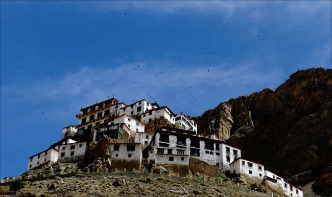 Tibetan monastery-fortress of Key Gompa