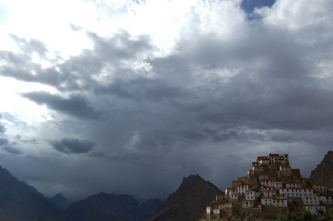 Tibetan monastery-fortress of Key Gompa