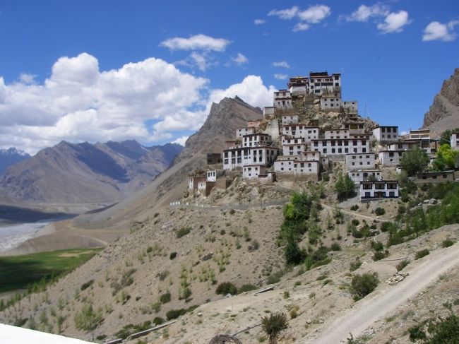 Tibetan monastery-fortress of Key Gompa