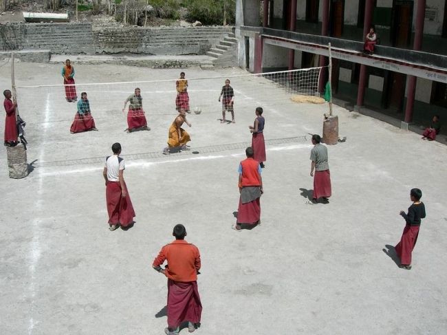 Tibetan monastery-fortress of Key Gompa