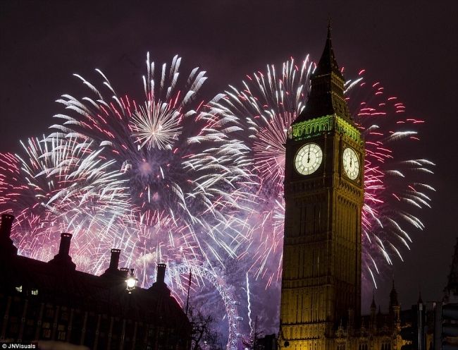 New Year's fireworks all over the planet 2013