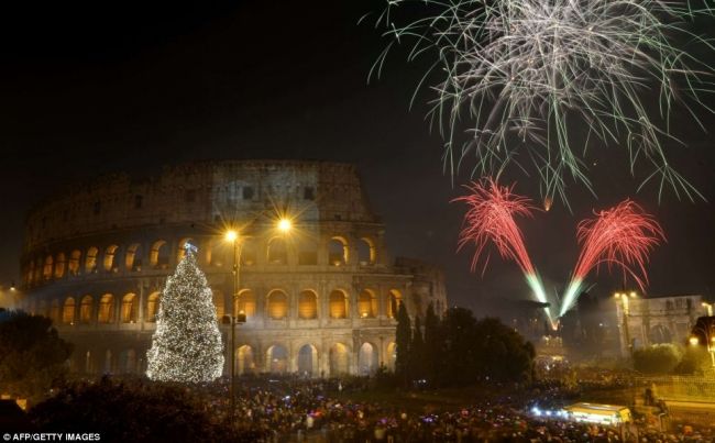 New Year's fireworks around the planet 2013