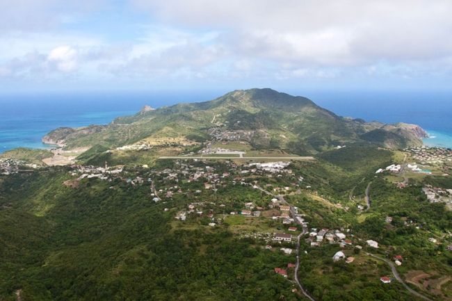 The island of Montserrat & ndash; modern Pompey