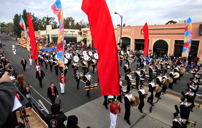 The Parade of Roses in Pasadena 2013