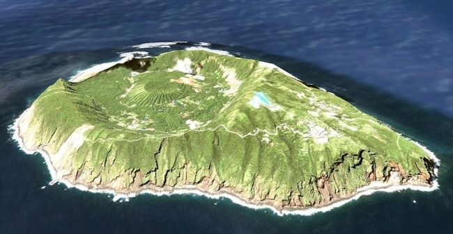 Вулканический остров Аогасима