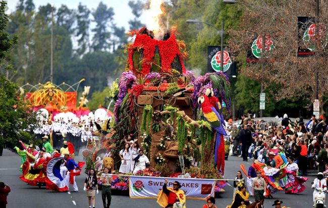 The Parade of Roses in Pasadena 2013