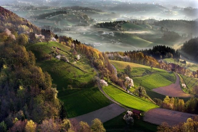 Fabulous photographic landscapes of the aerial photograph of Matjaz Cater (Matjaz Cater)