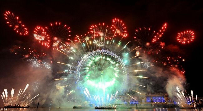 Новогодние фейерверки по всей планете 2013