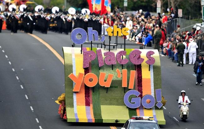 The Parade of Roses in Pasadena 2013