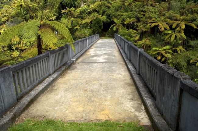 Bridge to Nowhere in New Zealand