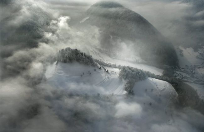 Fabulous photographic landscapes of the aerial photograph by Matjaz Cater