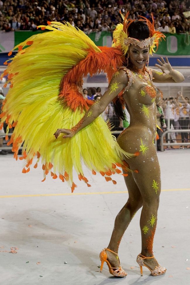 A carnival extravaganza has started in Brazil