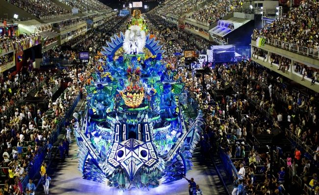 The carnival in Rio de Janeiro: the finish line