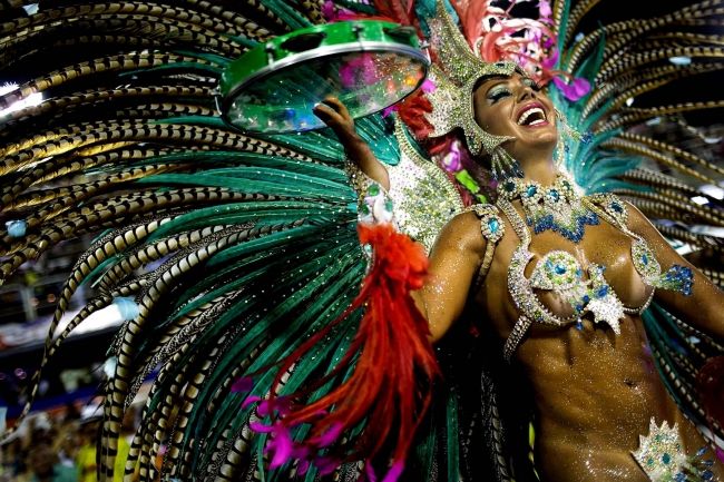 The carnival in Rio de Janeiro: the finish line