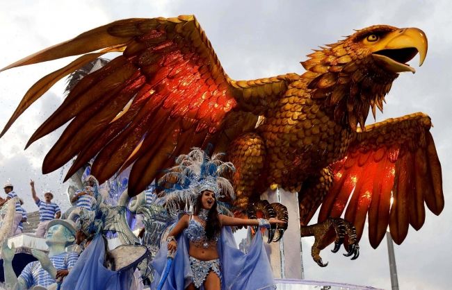 A carnival extravaganza started in Brazil