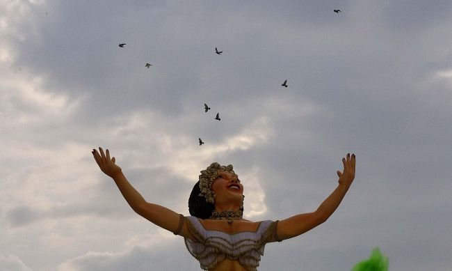 A carnival extravaganza has started in Brazil