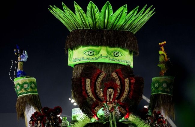 A carnival extravaganza was launched in Brazil