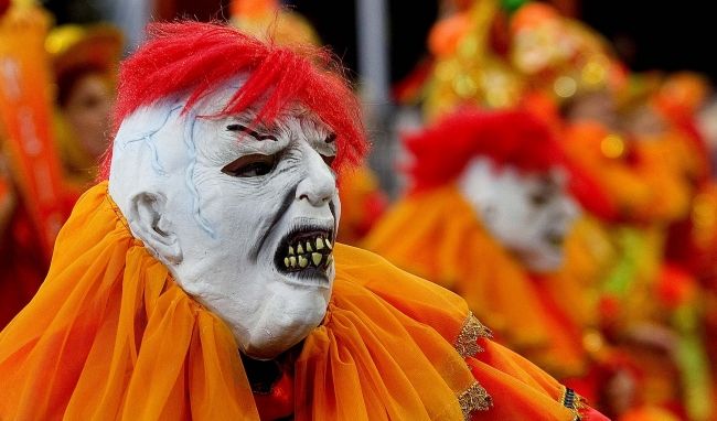 In Brazil, the carnival extravaganza started