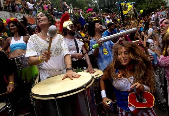 A carnival extravaganza started in Brazil