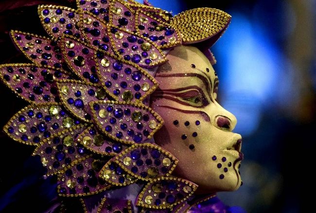 In Brazil, the carnival extravaganza started