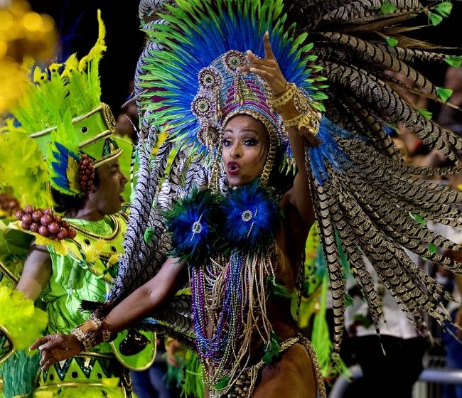 A carnival extravaganza started in Brazil