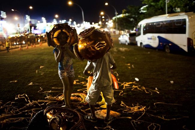 Carnival in Rio de Janeiro: the finish line