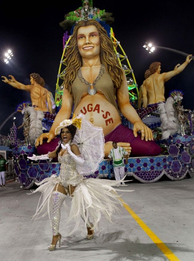 A carnival extravaganza has started in Brazil