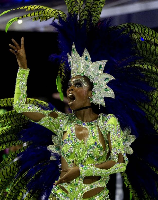 In Brazil, the carnival extravaganza started