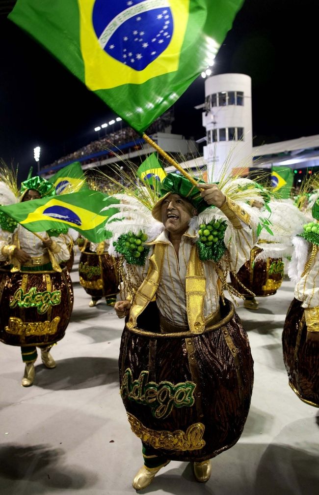 The carnival extravaganza started in Brazil