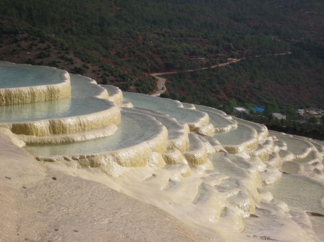 White water cascades in Shangri-La