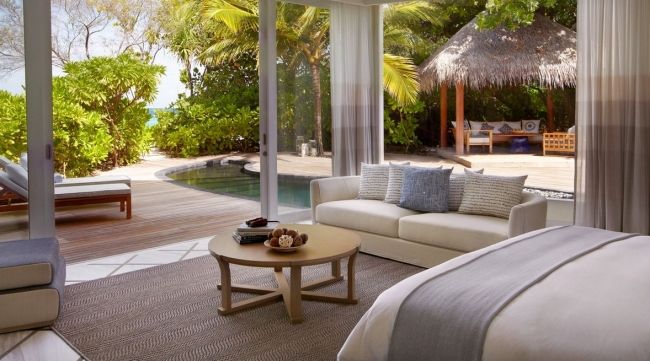 The luxury resort of Viceroy & raquo; in the Maldives