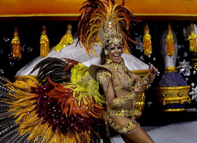 In Brazil, the carnival extravaganza started