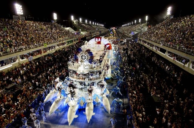 The carnival in Rio de Janeiro: the finish line