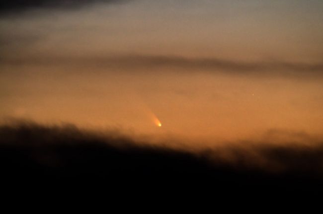 Комета Панстаррс з'явилася в небі над Землею