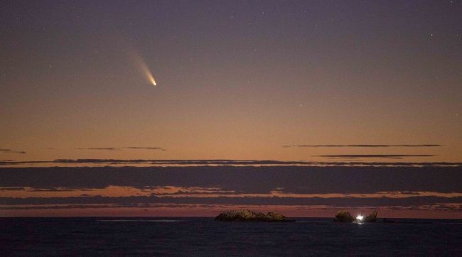 Комета Панстаррс появилась в небе над Землей