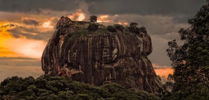 The unique plateau of Sigiriya