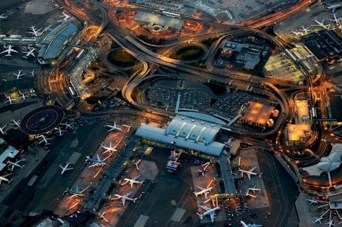 View of planes from above and from below